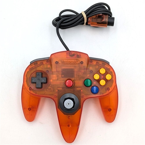 Original Nintendo 64 Controller - Fire Orange - Nintendo 64 Accessories - (B Grade) (Used)